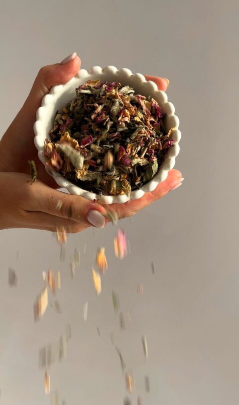Miscela da Bagno Rilassante – Lavanda, Rosa e Melissa